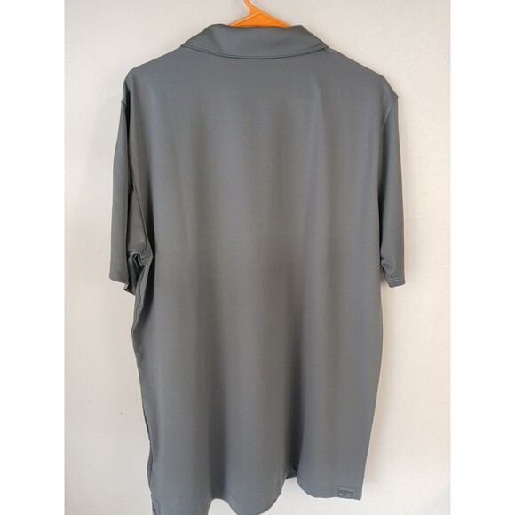 Puma Golf Men's Metal 3-Button Collar Pullover Polo Shirt Gray Size Large - Picture 4 of 4